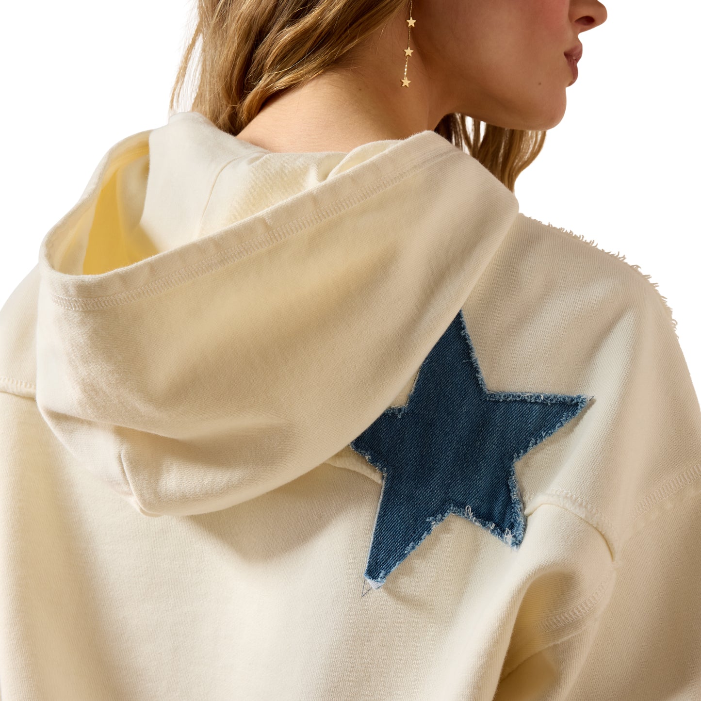 Ariat Ladies Americana Antique White Fleece Hoodie 10079553