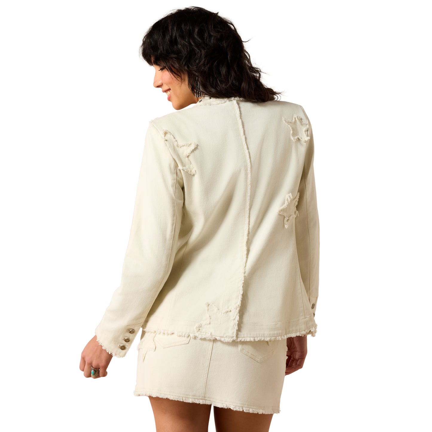 Ariat Ladies Americana Antique White Blazer 10079554
