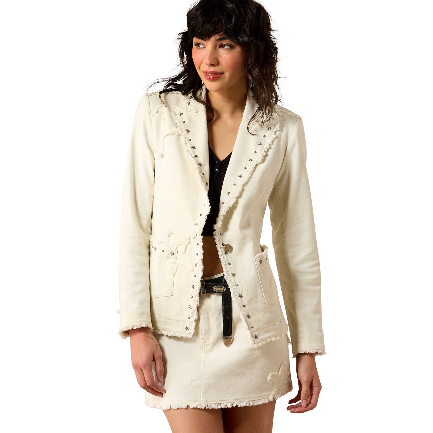 Ariat Ladies Americana Antique White Blazer 10079554