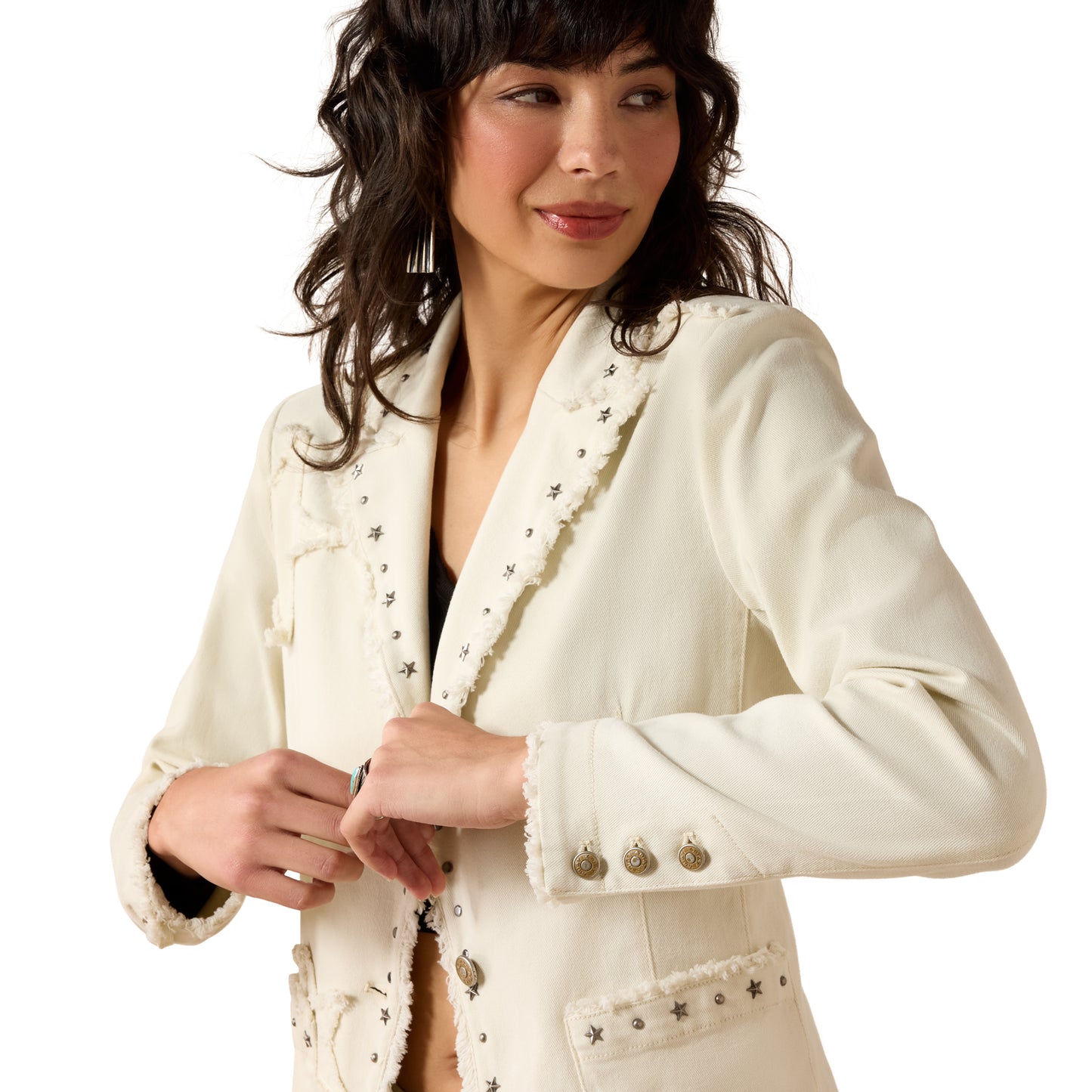 Ariat Ladies Americana Antique White Blazer 10079554