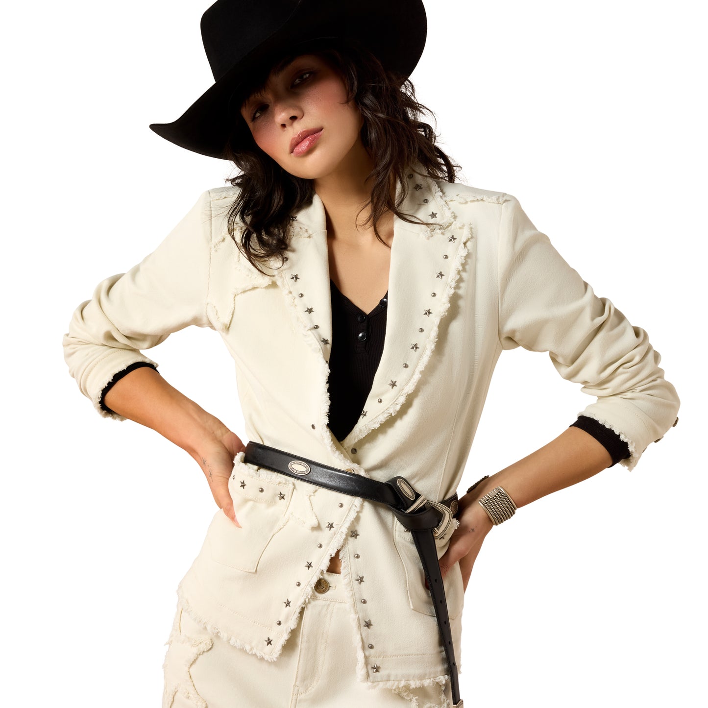 Ariat Ladies Americana Antique White Blazer 10079554