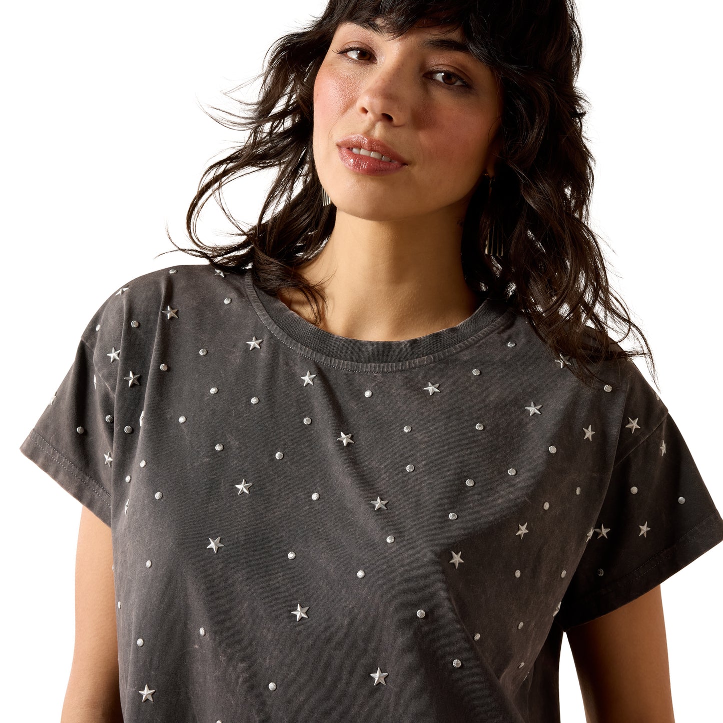 Ariat Ladies Star Studded Carbon Copy T-Shirt 10079642