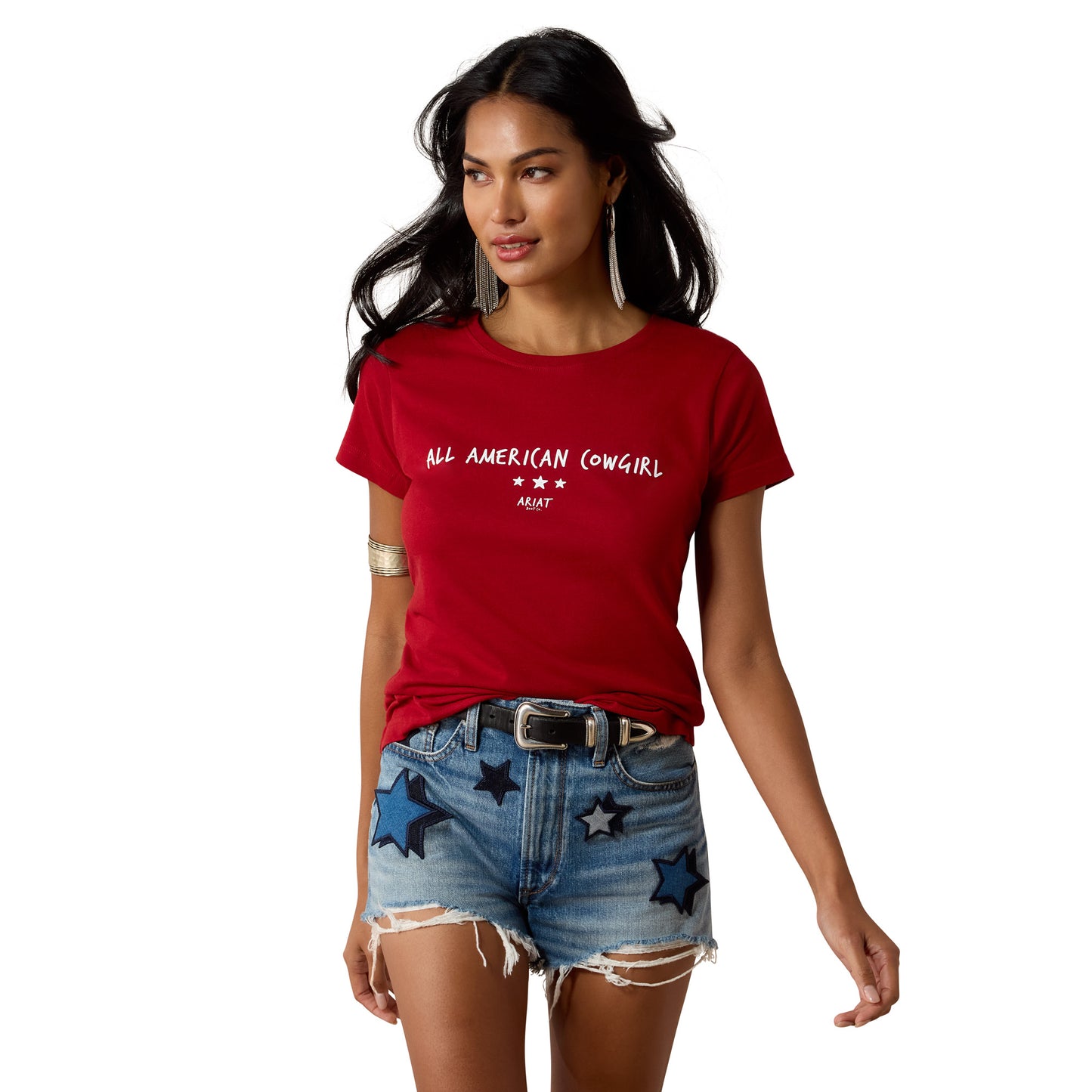 Ariat Ladies All American Red T-Shirt 10080928