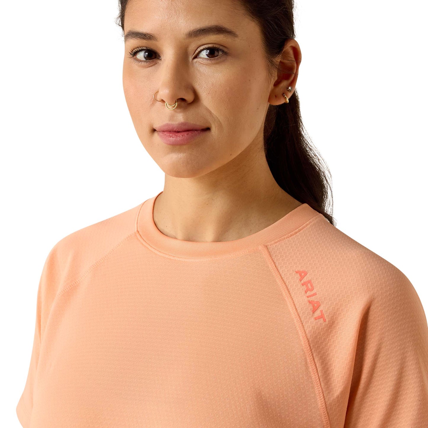 Ariat Ladies Rebar Papaya Punch Heat Fighter Essential T-Shirt 10071247