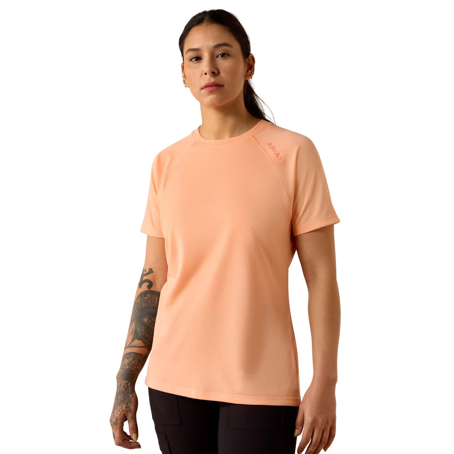 Ariat Ladies Rebar Papaya Punch Heat Fighter Essential T-Shirt 10071247