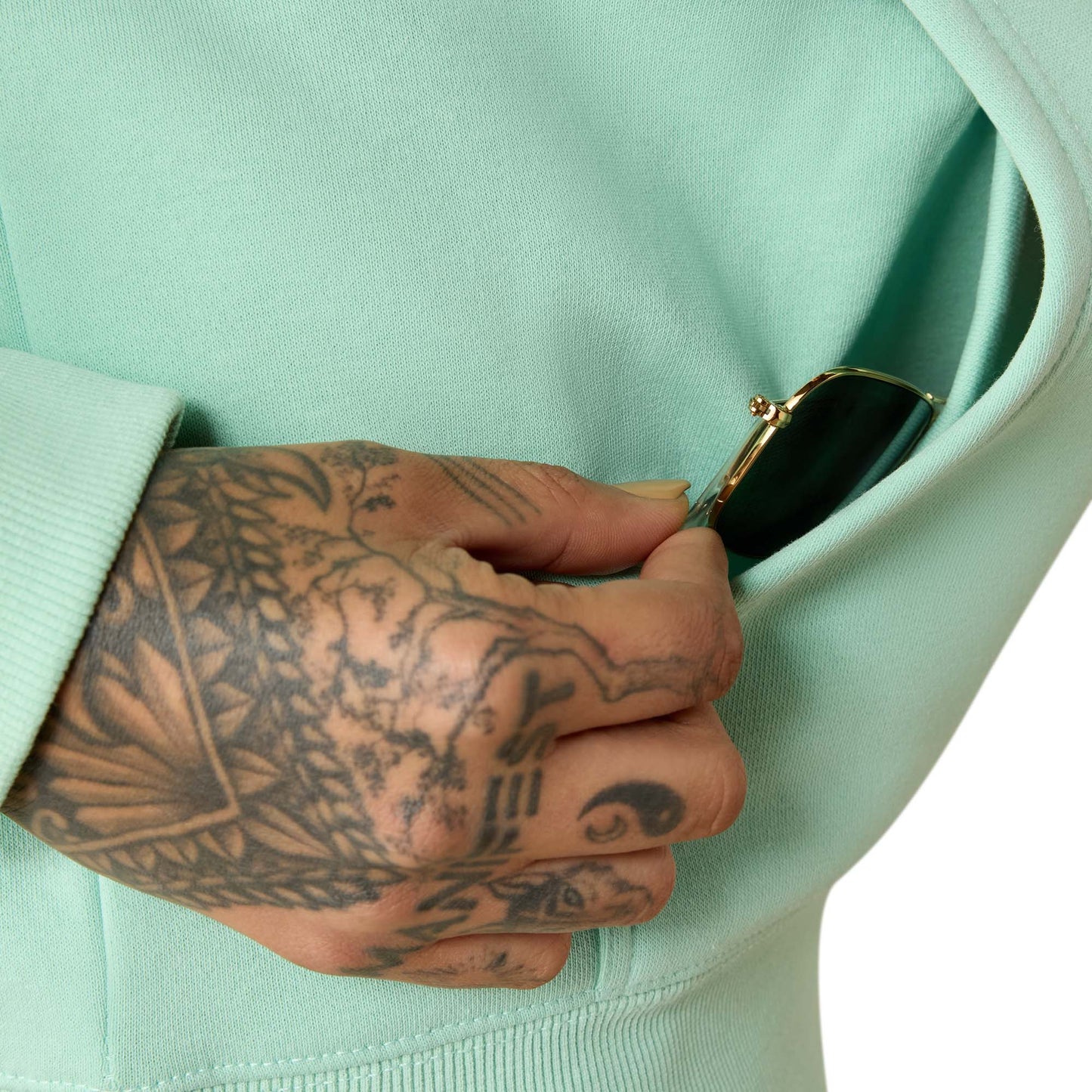 Ariat Ladies Rebar Lightweight Lichen Green Graphic Hoodie 10071330