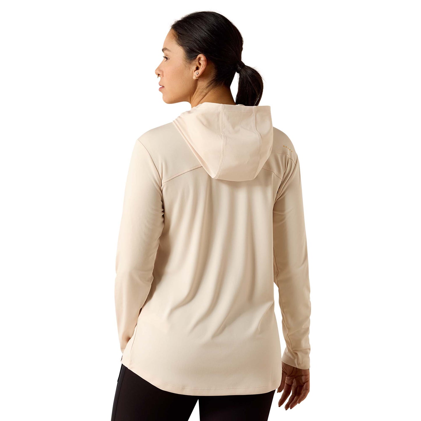 Ariat Ladies Rebar Whisper Pink Sunblocker Hooded T-Shirt 10071437