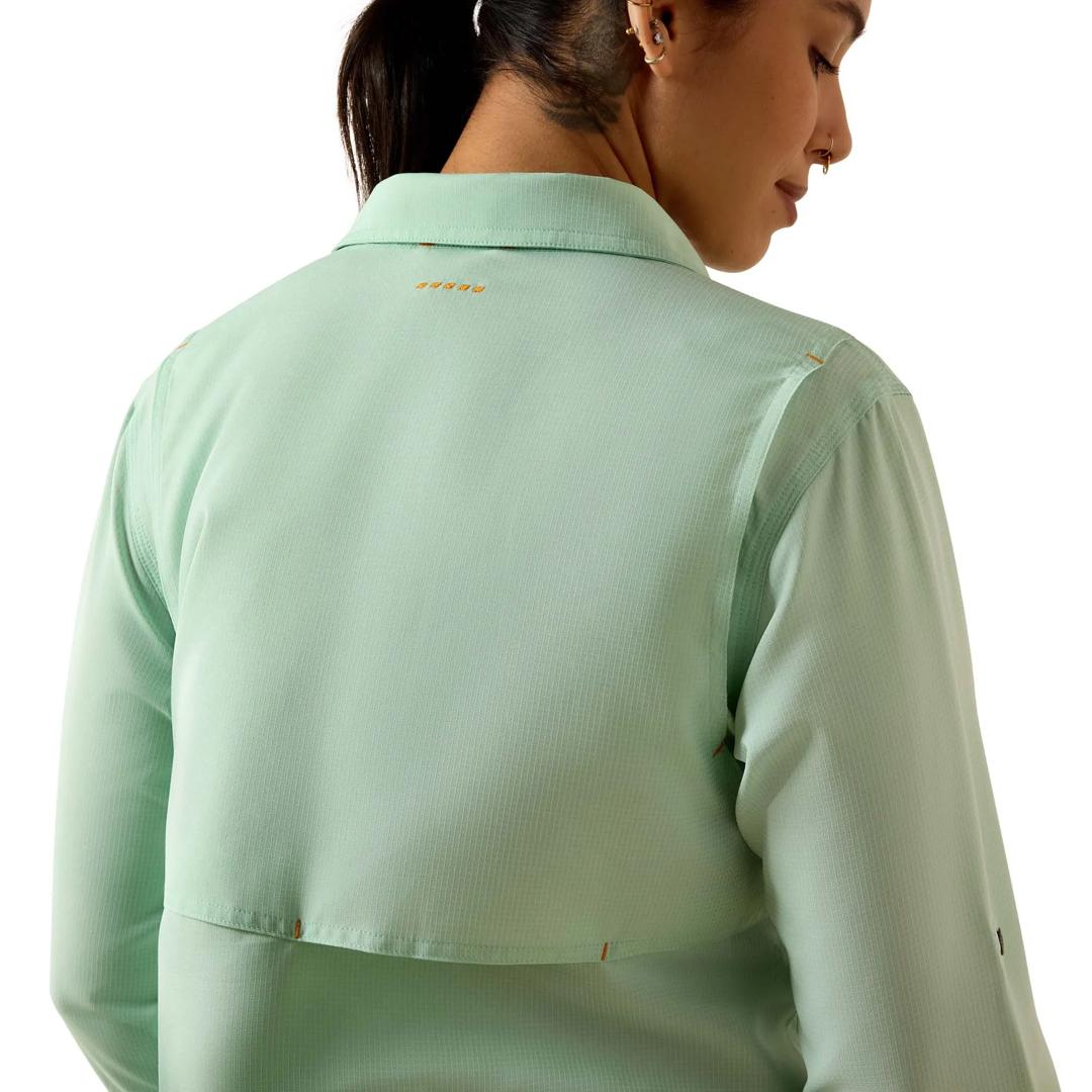 Ariat Ladies Rebar Made Tough Lichen VentTEK DuraStretch Work Shirt 10071570 detail01