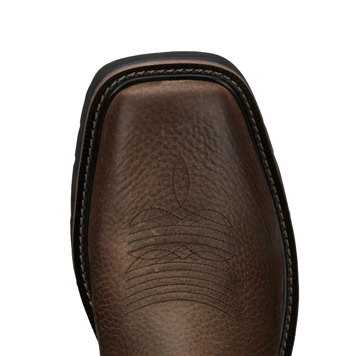 Justin Men's Driller 11" White & Brown Water Buffalo Work Boots SE4683