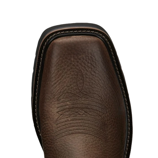 Justin Men's Driller 11" White & Brown Water Buffalo Work Boots SE4683