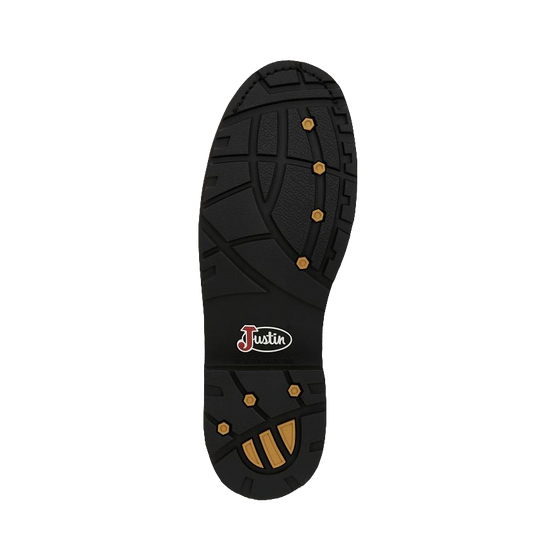 Justin Men's Drywall Whiskey Brown Cowhide Leather Work Boots SE4960