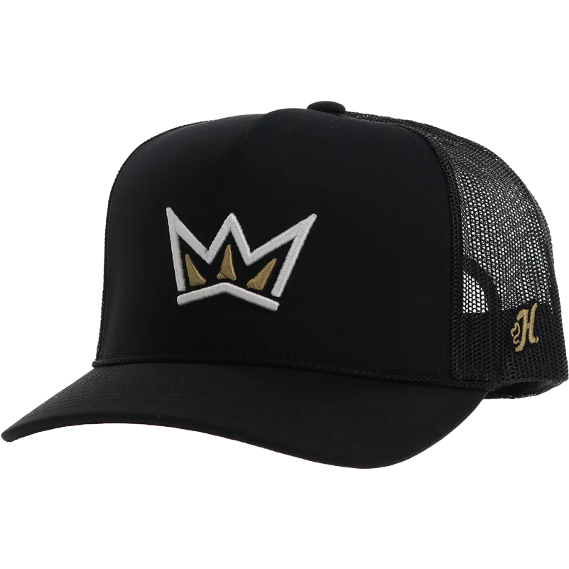 Hooey Sage Kimzey Black With White Logo Trucker Cap SK001T-BK