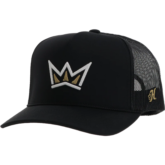 Hooey Sage Kimzey Black With White Logo Trucker Cap SK001T-BK