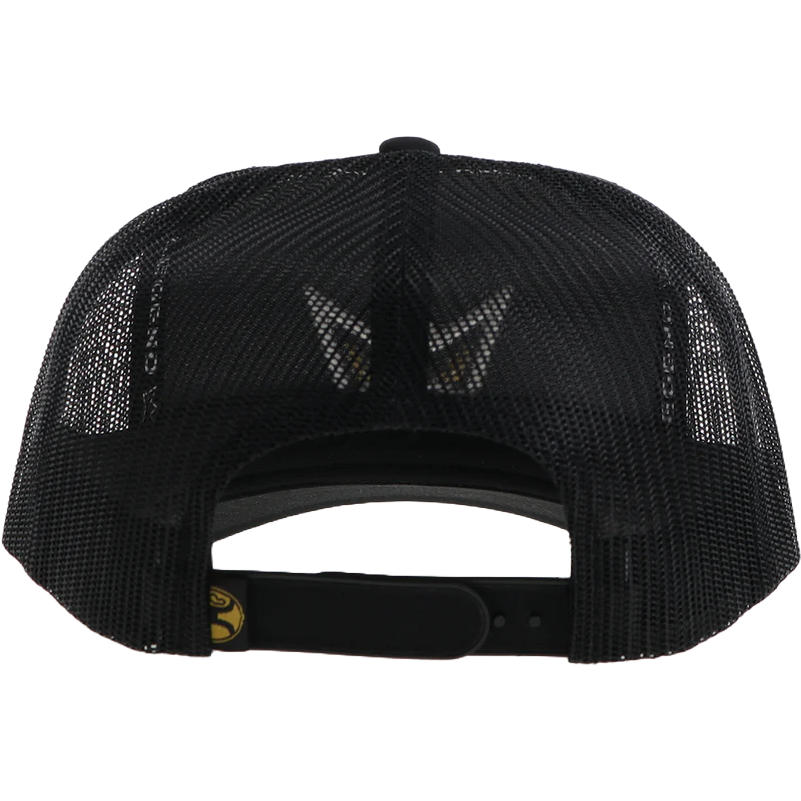 Hooey Sage Kimzey Black With White Logo Trucker Cap SK001T-BK