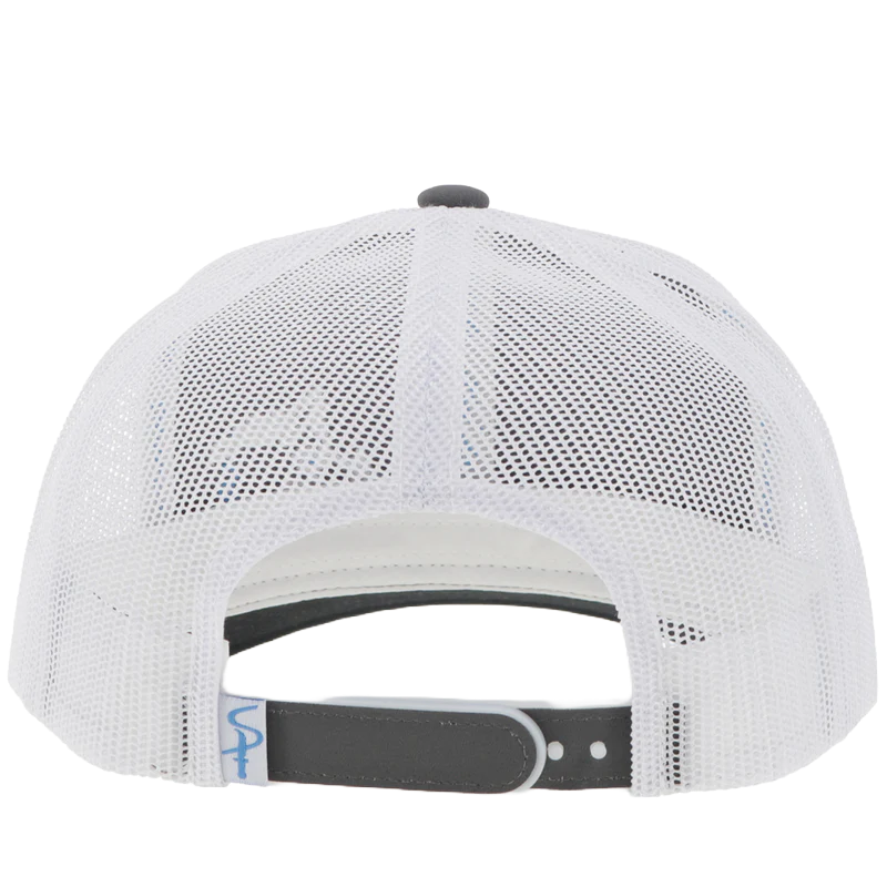 Hooey Sniper Pig Light Grey & White Trucker Cap SP001T-GYWH