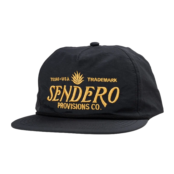 Sendero Provisions Co. Logo Graphic Black & Gold Cap SPCH123F30-BLK