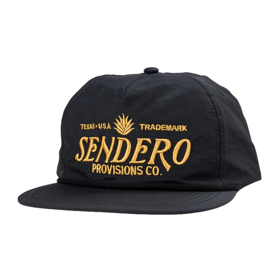 Sendero Provisions Co. Logo Graphic Black & Gold Cap SPCH123F30-BLK