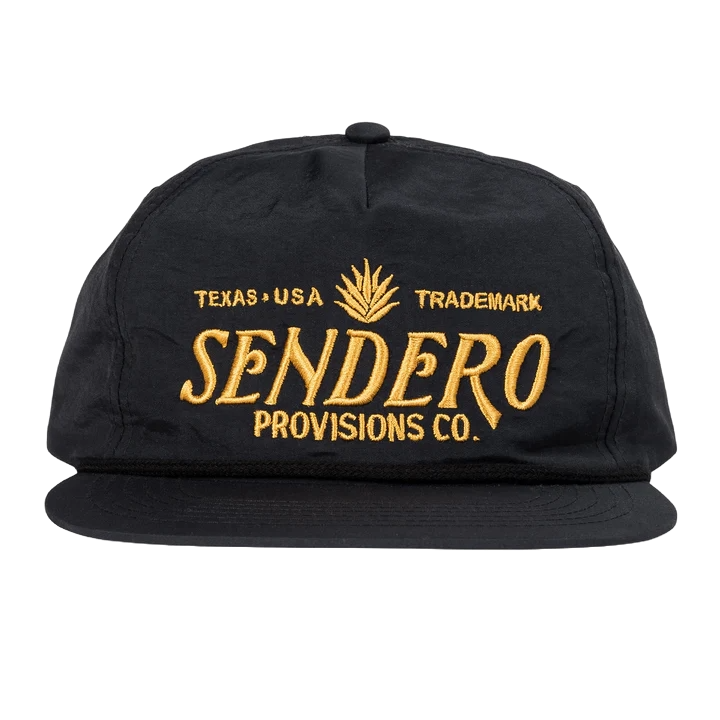 Sendero Provisions Co. Logo Graphic Black & Gold Cap SPCH123F30-BLK