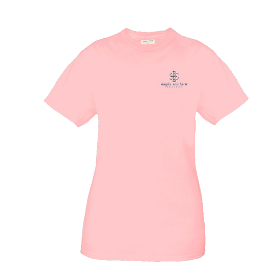 Simply Southern Ladies Country Chick Pale Pink T-Shirt SS-LOTUS