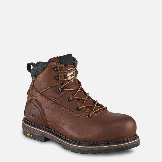 Red Wing Men's Edgerton Waterproof Soft Toe Brown Work Boot 83687