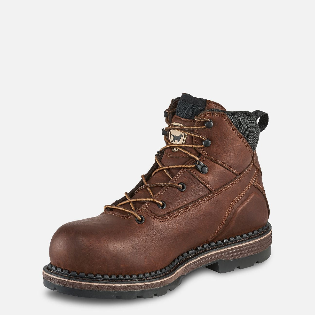 Red Wing Men's Edgerton Waterproof Soft Toe Brown Work Boot 83687
