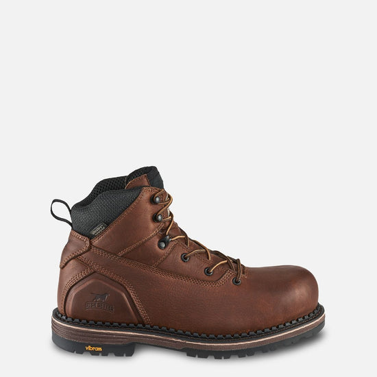 Red Wing Men's Edgerton Waterproof Soft Toe Brown Work Boot 83687