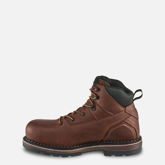 Red Wing Men's Edgerton Waterproof Soft Toe Brown Work Boot 83687