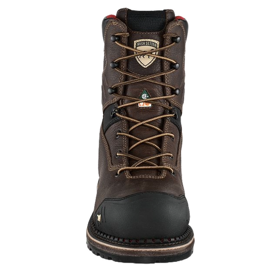 Irish Setter Men's Edgerton XD 8-Inch Waterproof Safety Toe Work Boots 83882