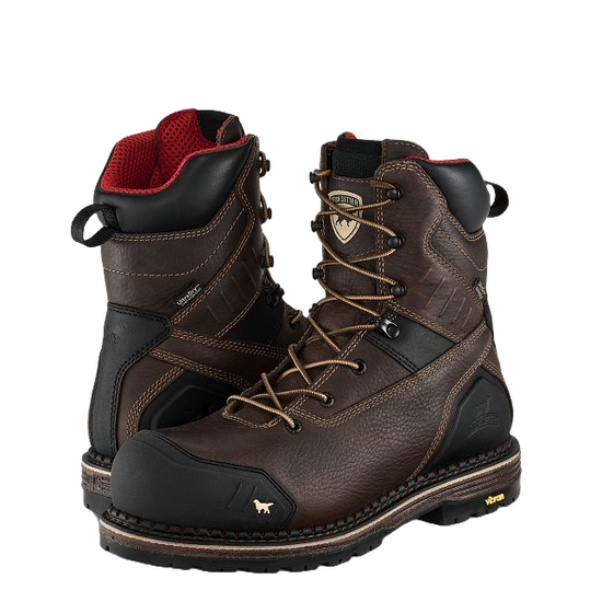 Irish Setter Men's Edgerton XD 8-Inch Waterproof Safety Toe Work Boots 83882