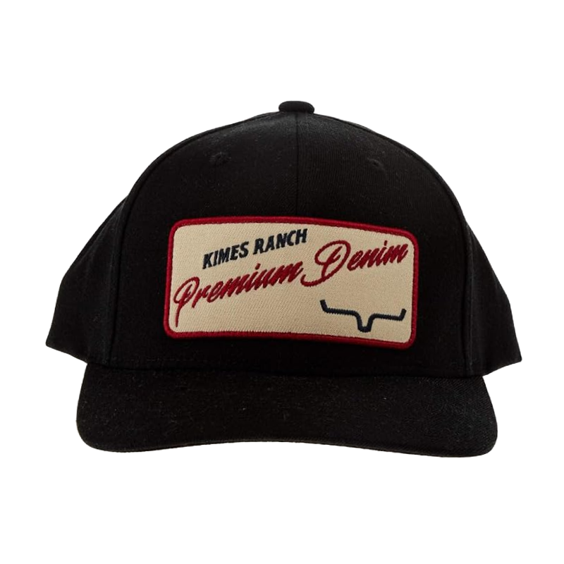 Kimes Ranch Hat Model Kimes Ranch Men's Premium Denim Black Hat UHA0000108-BK