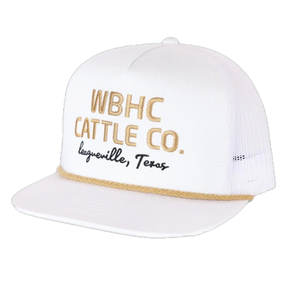 Whiskey Bent Men's White Gold Snapback Hat WHTGLD