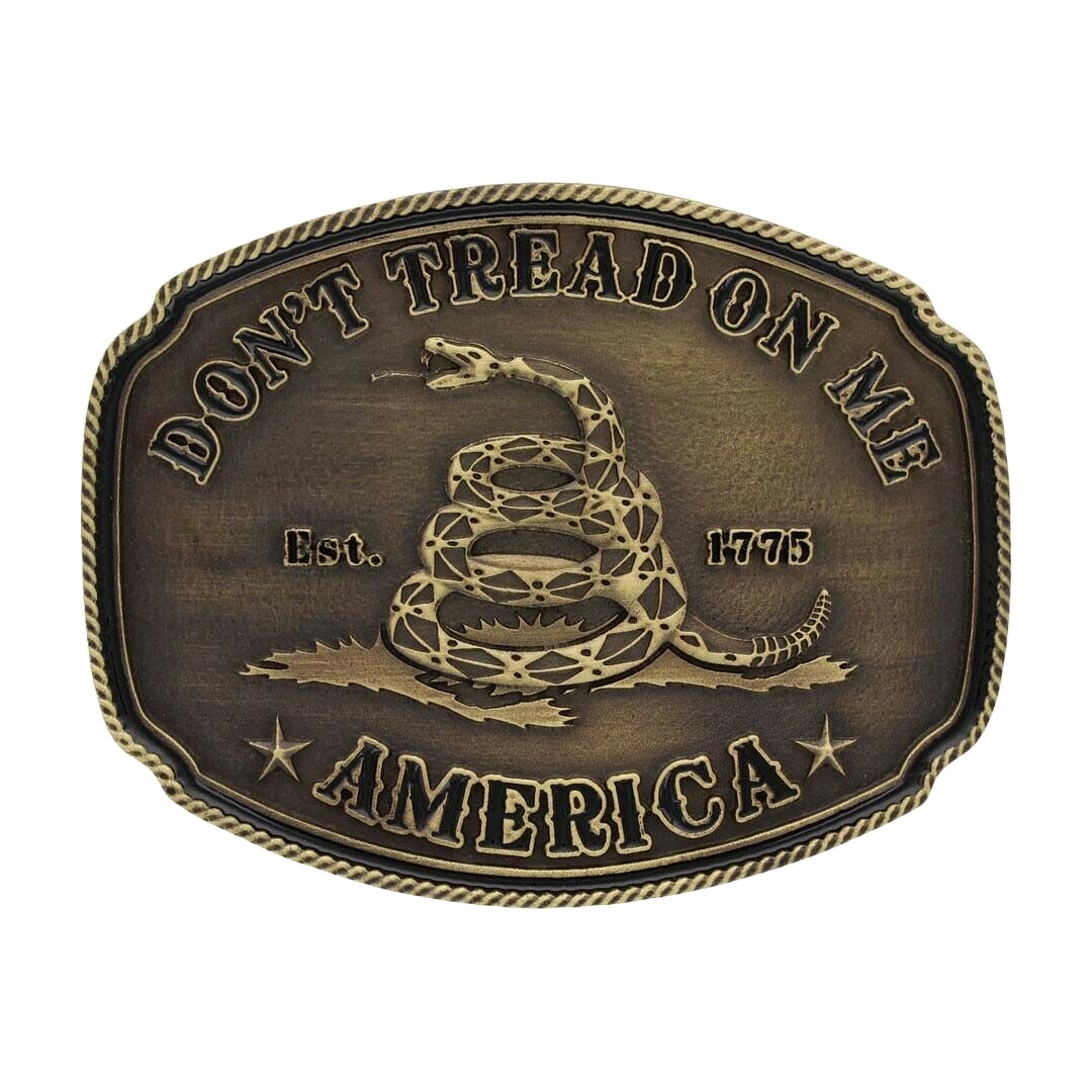 Montana Silversmiths Don't Tread On Me Attitude Buckle A515C