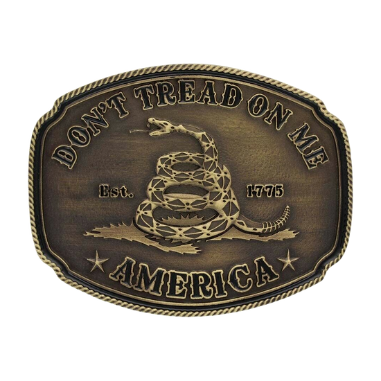 Montana Silversmiths Don't Tread On Me Attitude Buckle A515C