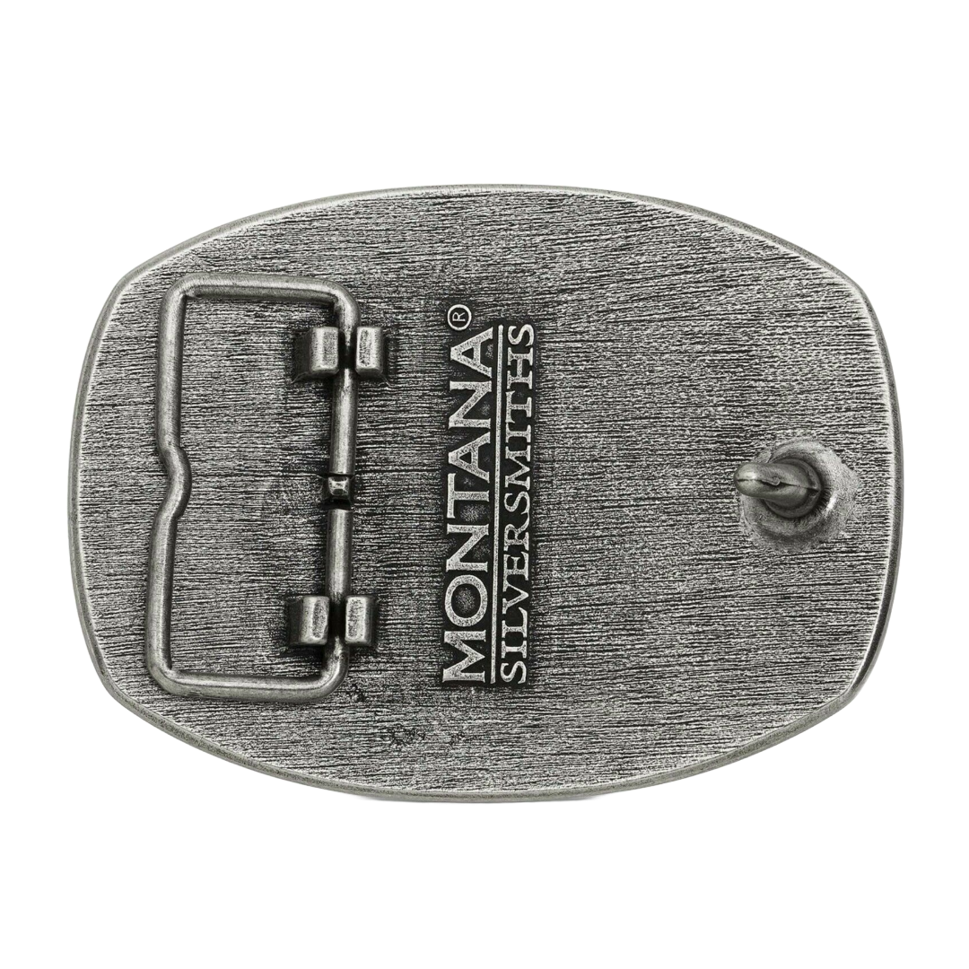 Montana Silversmiths Matched Pair Deer Attitude Buckle A785S