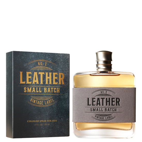 Tru Western Men's Small Batch Leather No. 2 3.4oz Cologne 98085