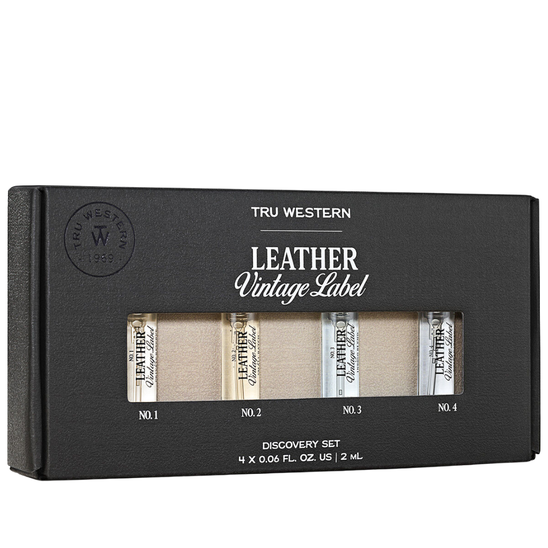Tru Western Men's Leather Discovery Cologne Set 98311