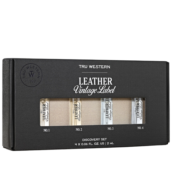 Tru Western Men's Leather Discovery Cologne Set 98311