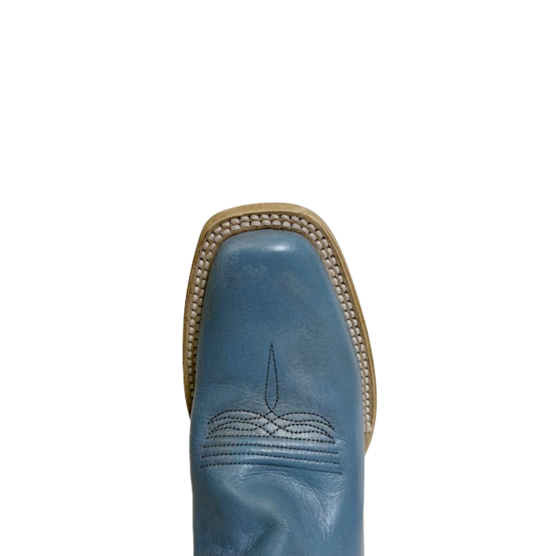 Circle G Ladies Embroidered Light Blue Western Boot L6334