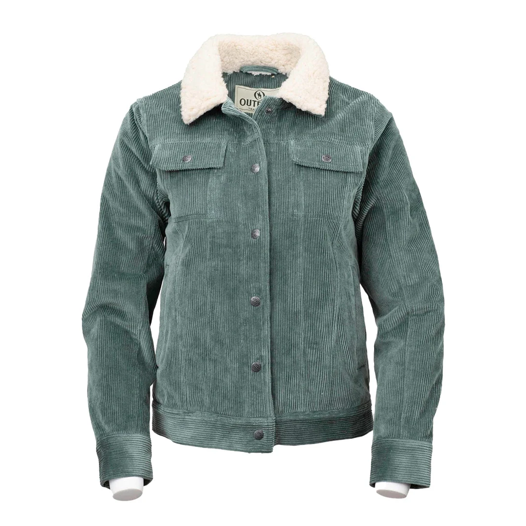 Outback Trading Co. Ladies Georgia Sage Green Corduroy Jacket 42195-SAG