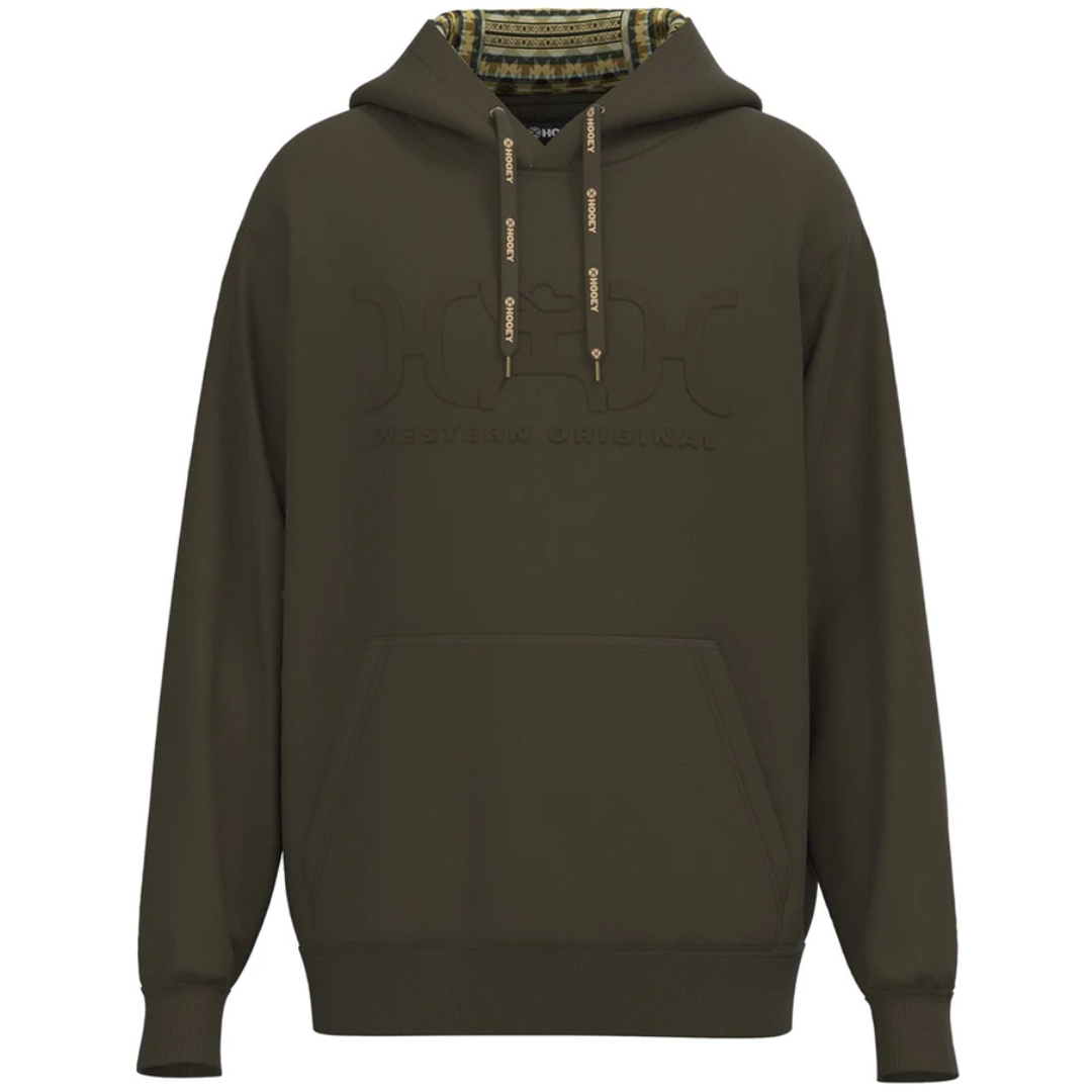 Hooey Men's Legendary Brown With Tonal Brown Hoodie HH1364BR