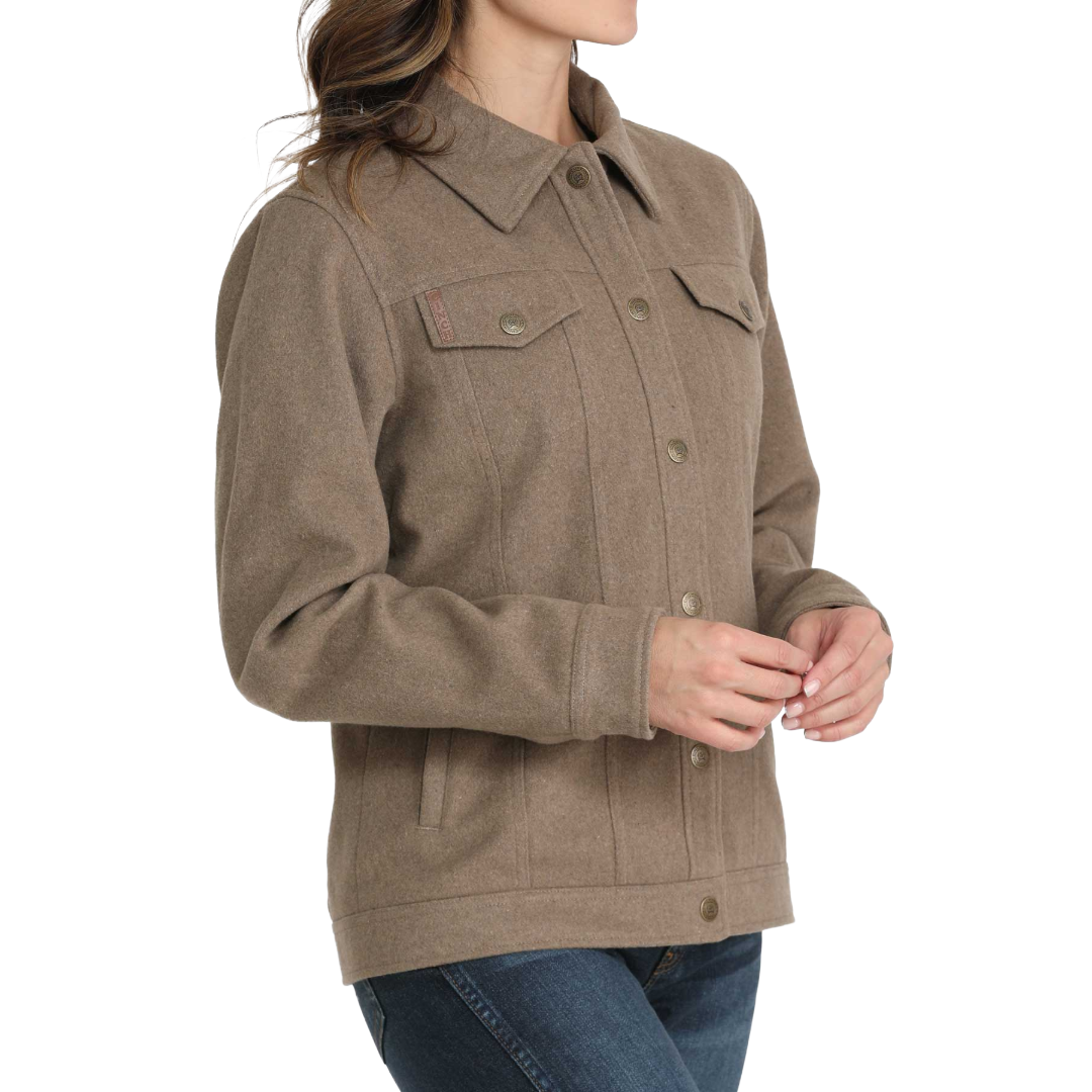 Cinch Ladies Brown Snap Trucker Jacket MAJ9878008