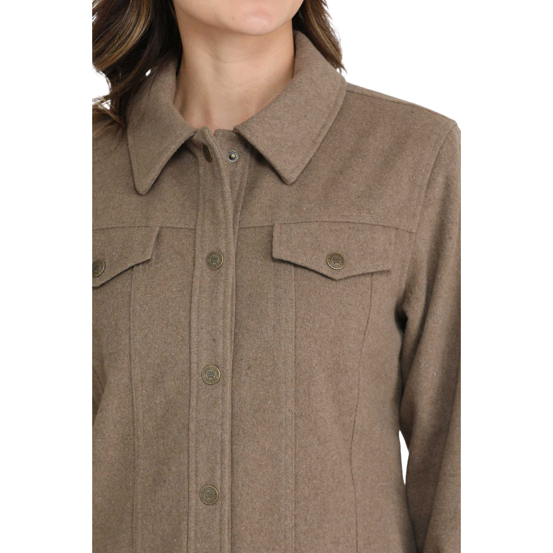 Cinch Ladies Brown Snap Trucker Jacket MAJ9878008