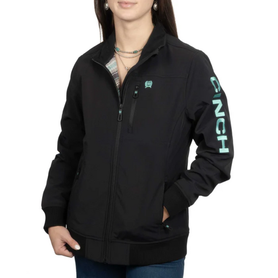 Cinch Ladies Black Bonded Canvas Jacket MAJ9902002
