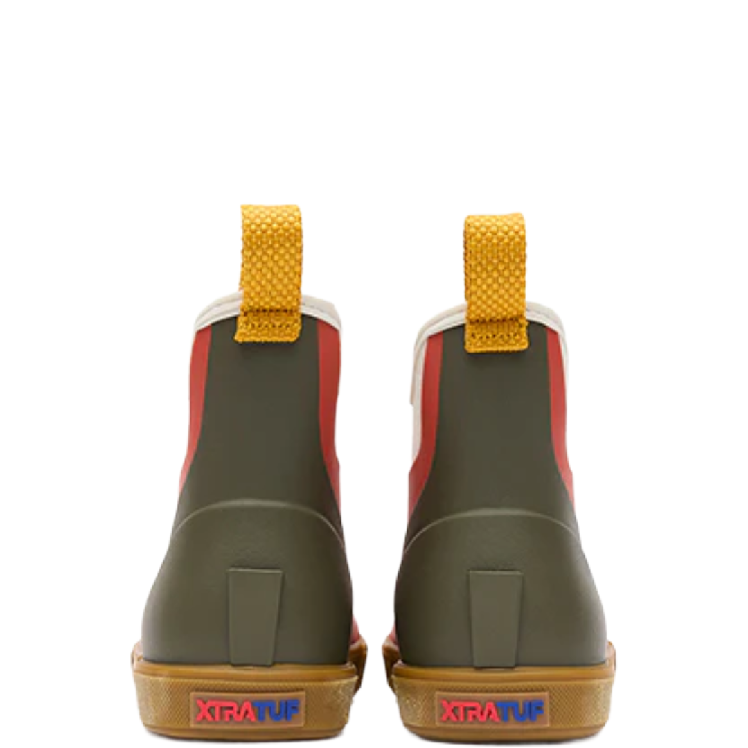 XTRATUF Ladies Vintage Coral Ankle Deck Boots XWABV401