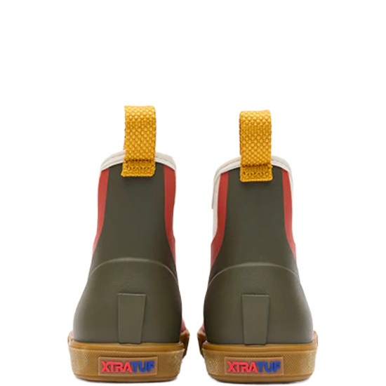 XTRATUF Ladies Vintage Coral Ankle Deck Boots XWABV401