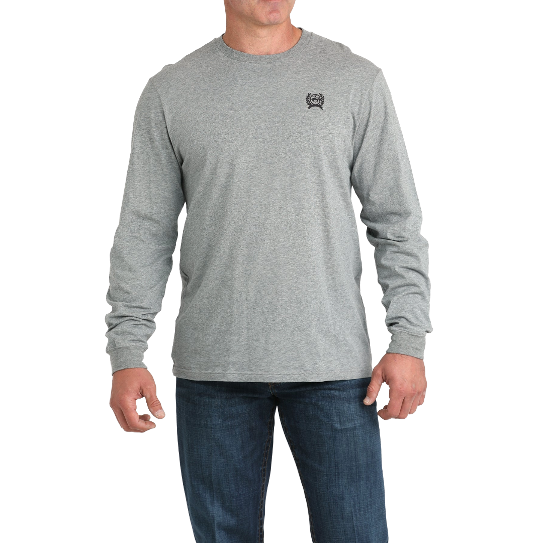 Cinch Men's Heather Grey 'That Dog'll Hunt' T-Shirt MTK1721020