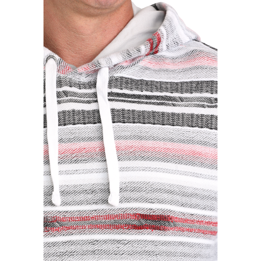 Cinch Men's Multicolor Stripe Knit Pullover Hoodie MWK1241002