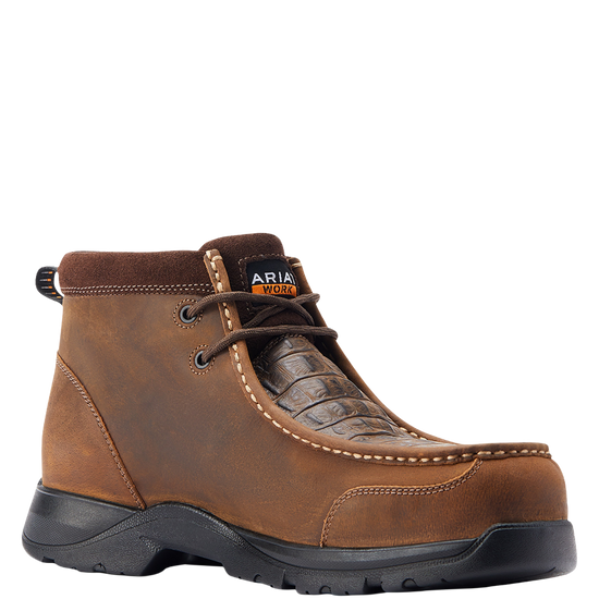 Ariat Men's Edge LTE Moc Composite Toe Brown Work Boot 10044578