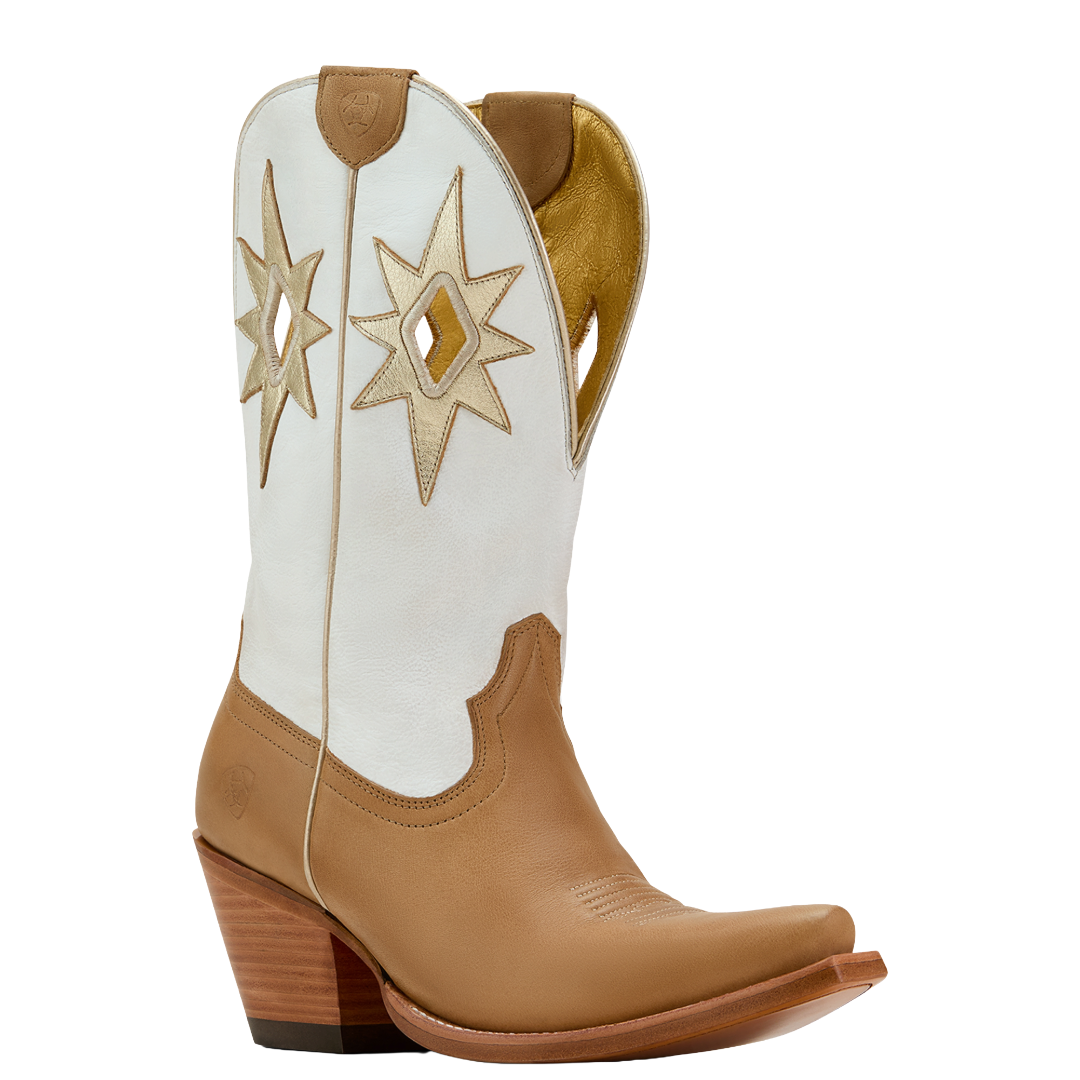 Ariat Ladies Starlight Flaxen Golden Western Boot 10061316