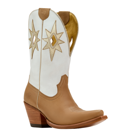 Ariat Ladies Starlight Flaxen Golden Western Boot 10061316